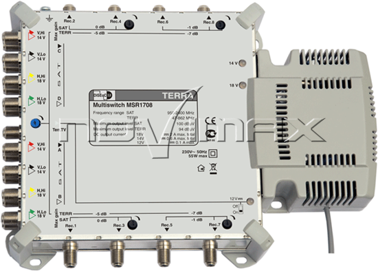 Изображение Мультисвитч TERRA MSR 1708